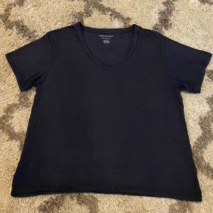 American Eagle Soft & Sexy V-Neck Navy Top